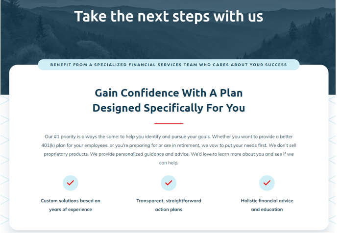 take next step