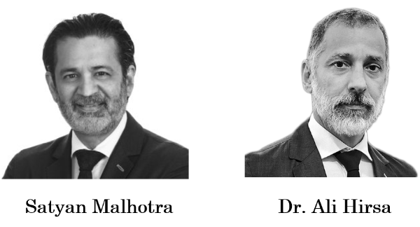Dr. Ali Hirsa, Satyan Malhotra