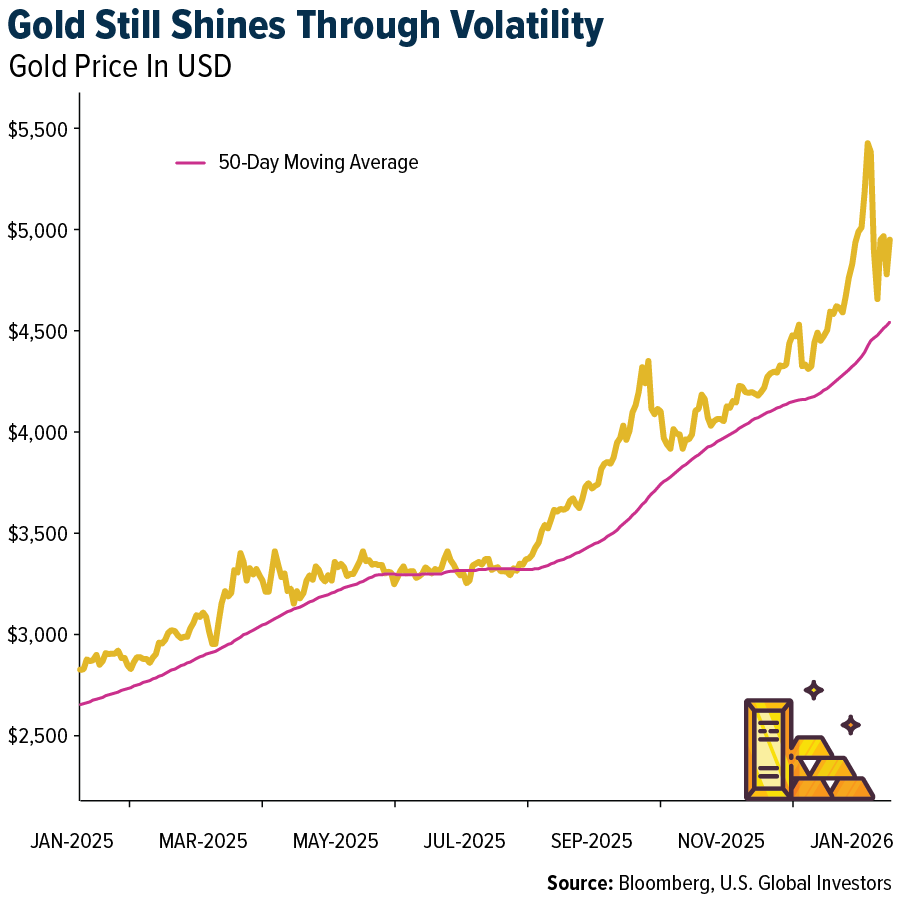 Gold Still Shines Through Volatility