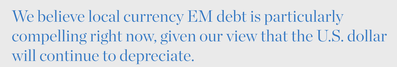 we believe local currency