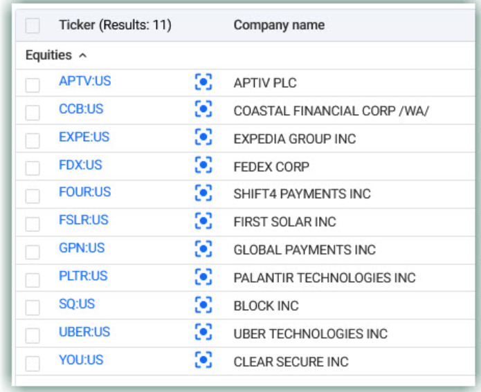stocks