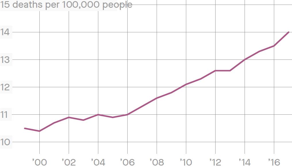 Exhibit 4: US suicide rate