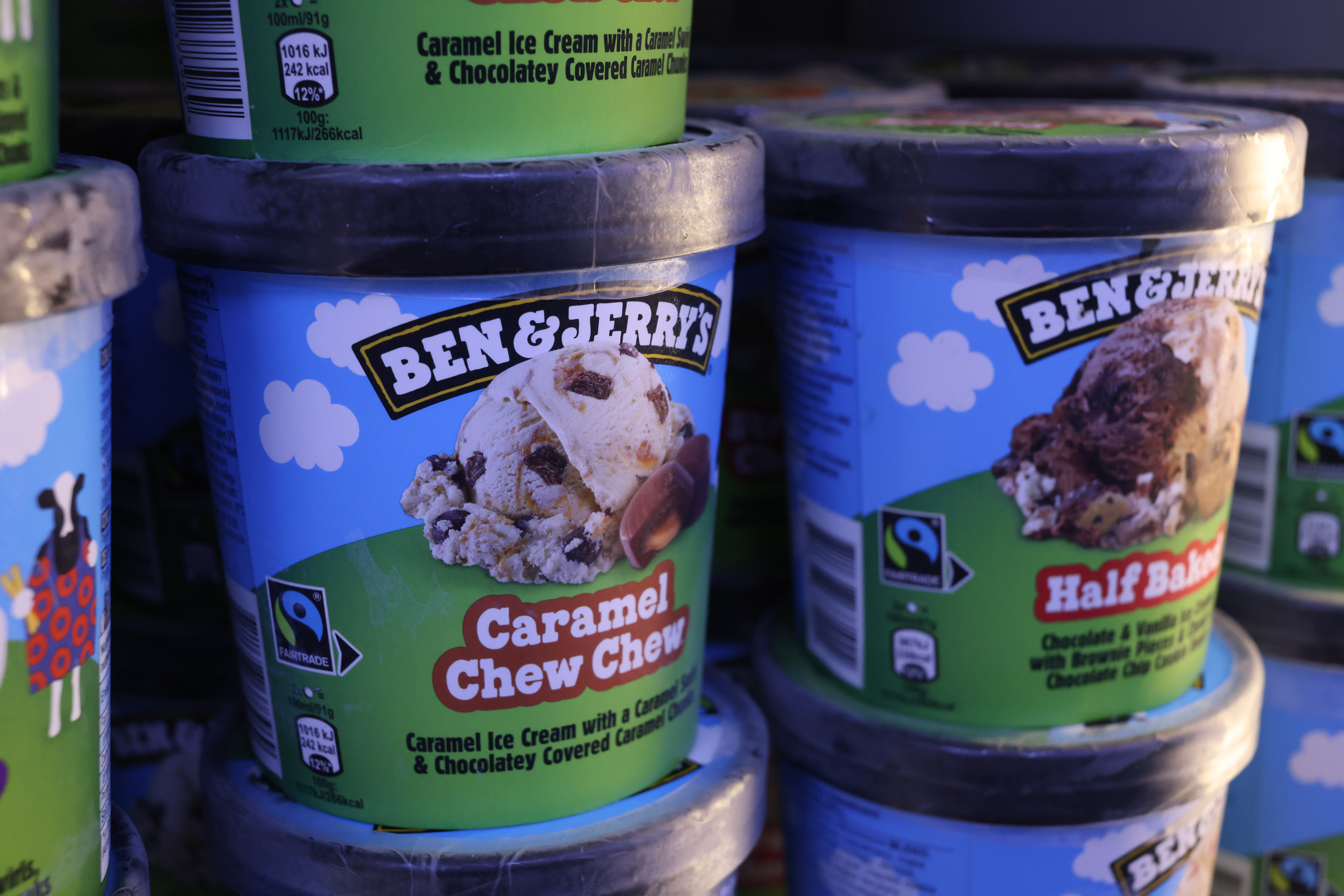 Ben and Jerry ice cream